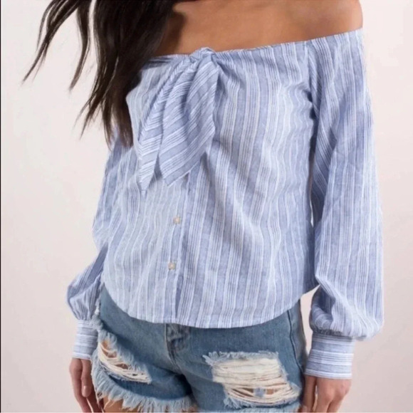 🍀 FREE PEOPLE HELLO THERE BEAUTIFUL OFF SHOULDER SIZE MEDIUM - Picture 2 of 6